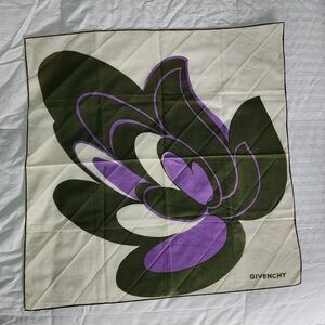 Givenchy Bold Floral Vintage Cotton Scarf